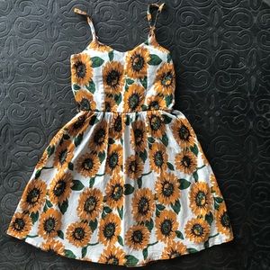 Brand New Zaful Sunflower Dress